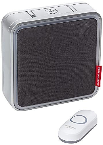 Honeywell Home, Campanello Wireless Dc917Ng Serie 9, Mp3, Con Luce Alogena, 200 Metri, Colore: Grigio