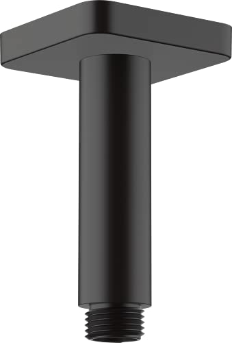 Hansgrohe Vernis Shape Connessione A Soffitto 10 Cm, Nero Opaco, 26406670