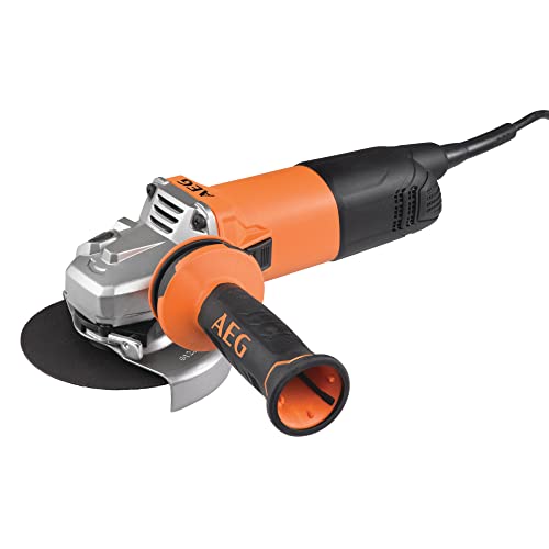 Aeg Ws 10-115S Smerigliatrice A Batteria 1000 W Con Diametro Disco 115 Mm, Con Impugnatura Ergonomica, Con Sistema Antivibrazione, Leggera E Maneggevo