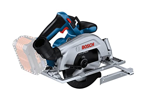 Bosch Professional 18V System Sega Circolare A Batteria Gks 18V 57-2 (Lama Da 165 Mm, Profondità Di Taglio Di 57 Mm, Senza Batterie E Caricabatteria,