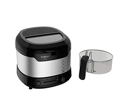 Tefal Uno Ff215D Fryer Single Stand-Alone 1600 W Deep Fryer Black Stainless Steel
