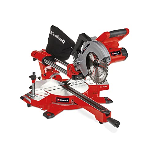 Einhell Te-Sm 36/210 Li - Solo Troncatrice Radiale A Batteria Power X-Change (36 V - 2X18V, Giri Al Min. 3800, Diam. Lama 210 X 30, Inclinabile Fino 4
