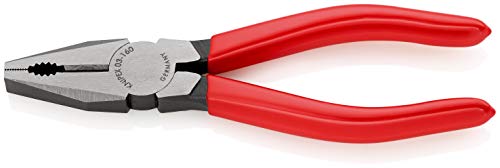 Knipex Pinza Universale Bonderizzata Nera, Rivestiti In Resina Sintetica 160 Mm 03 01 160 Ean