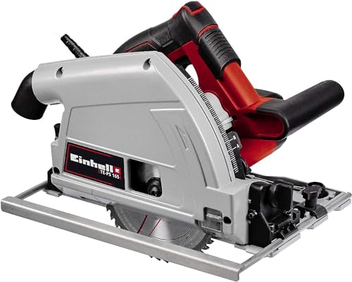 Einhell Te-Ps 165 Sega Circolare Ad Immersione (Tensione 230 V, 1200 W, Giri Al Min. 5200, Lama Ø165 X Ø20, Taglio Max 56 Mm)