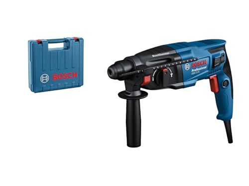 Bosch Professional Martello Perforatore Gbh 2-21 D (Con Sds Plus, Incl. Impugnatura Supplementare, Panno, Asta Di Profondità, In Valigetta)
