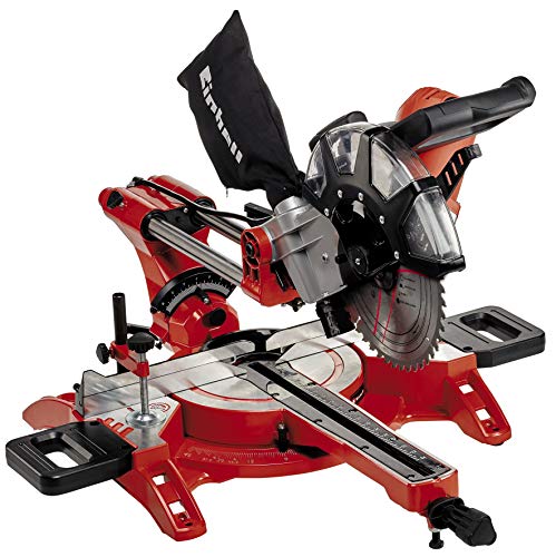 Einhell Tc-Sm 2534/1 Dual Troncatrice Radiale (230-240 V, 2350 W, Giri Al Min. 4000, Lama Ø250 X Ø30 - 48 Denti, Inclinabile Destra E Sinistra 0-45°,