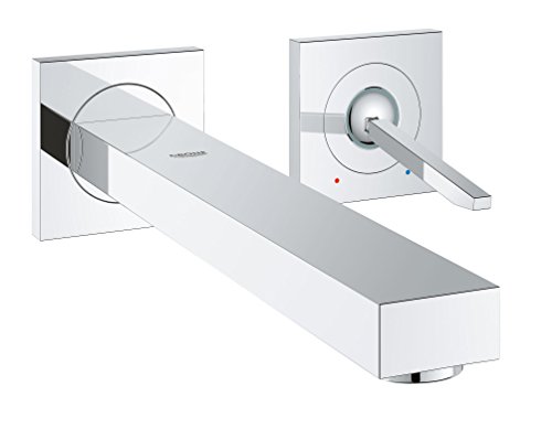Grohe 19998000 Miscelatore Per Lavabo A 2 Fori Taglia M Eurocube Joy, Cromo, 230 Mm