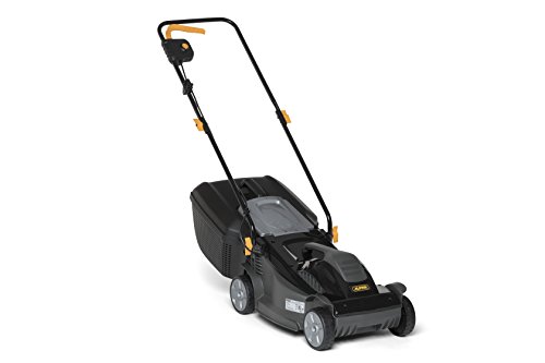 Alpina Rasaerba Elettrico Bl 380 E, Larghezza Taglio 38 Cm, Motore Da 1400 W, Fino A 500 M2, Altezza Di Taglio Regolabile In 3 Posizioni, Nero, 38 Cm