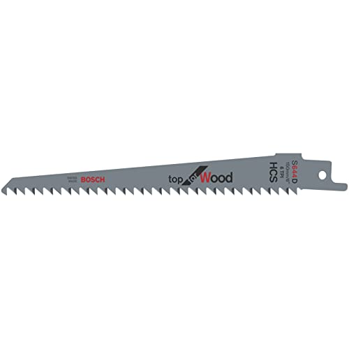 Bosch Accessories 100 Pz. Di Lame Per Sega Universale S 644 D Top For Wood (Per Legno, 150 X 19 X 1,25 Mm, Accessorio Per Sega Universale)