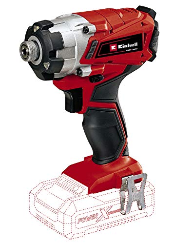 Einhell Te-Ci 18/1 Li-Solo Avvitatore A Impulsi A Batteria Power X-Change (18V, Giri Al Min. 0-2300, Torsione 140Nm, Attacco Bits Esagonale, 3 Luci, S