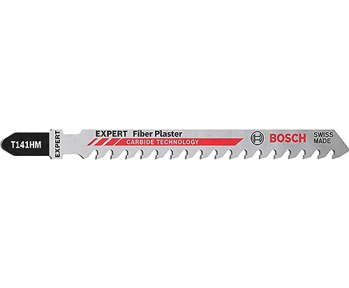 Bosch Professional 10X Lame Per Seghetto Alternativo Expert `Fiber Plaster` T 141 Hm (Per Pannelli In Fibrocemento, Pannello In Cartongesso, Lunghezza