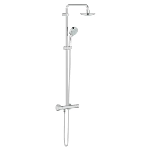 Grohe Sistema Doccia Con Miscelatore Termostatico, Grigio (Cromo) 27922000