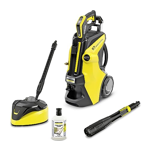 Kärcher Idropulitrice K 7 Smart Control Home Fino 180 E 15 Bar, 2 Lance, Dimensioni Standard, Boost, Lavasuperfici T 7, Multijet 3In1 Mangia Sporco, V