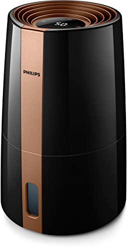 Philips 3000 Series Umidificatore D'Aria - 25 W, Fino A 45 M2, Diffonde Il 99% Di Batteri In Meno*, Favorisce L'Idratazione Della Pelle, Modalità Slee