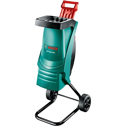 Bosch Home And Garden Trituratore Axt Rapid 2000 (2000 Watt, Portata Materiale 80 Kg/H, Capacità Di Taglio Massima Ø 35 Mm, In Scatola)