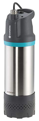 Gardena Pompa Sommersa A Pressione 6100/5 Inox Automatic: Pompa Sommersa A Pressione Automatica Con Una Portata Di 6100 L/H, Protezione Dal Funzioname