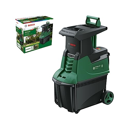 Bosch Home And Garden Biotrituratore A Turbina Axt 25 Tc (2500 W; Idoneo Per Legno E Residui Resistenti; Cesto Di Raccolta Integrato Da 53 L; In Confe
