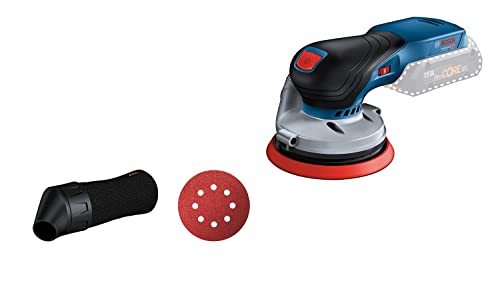Bosch Professional 18V System Levigatrice Rotoorbitale A Batteria Gex 18V-125 (Incl. Platorello (125 Mm), 1 Carta Abrasiva, Sacchetto Raccoglipolvere,