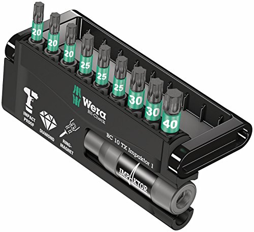 Wera 05057688001 Assortimento Di Bit, T20/25/30/40
