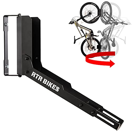 Rtr Bikes Kranked Twist - Supporto Da Parete Professionale Per Bicicletta, Ideale Per Garage O Negozi Di Biciclette