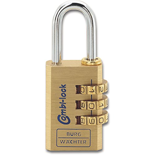 Burg Wächter, Combi 80 30 M, Numeri Lucchetto 80 Combi Lock, Regolabile, Larghezza 30 Mm