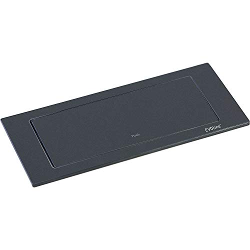 Evoline Backflip, 2 Scatole Schuko 1 Caricatore Usb-C Nero Opaco