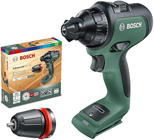 Bosch Advanceddrill 18 Trapano A Batteria , Sistema Da 18 V, Senza Batteria, In Scatola Di Cartone