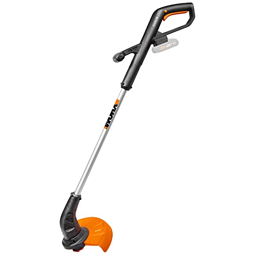 Worx Wg157E.9 Decespugliatore Tagliabordi Elettrico Da Giardino A Batteria 20V, Diam. 25Cm - Solo Corpo Macchina