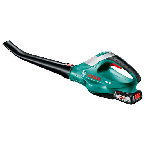 Bosch Home And Garden Alb 18 Li - Soffiatore Di Foglie (210 Km/H, 60 Db, 80 2.5 M/S², 1.5 M/S²), Nero/ Verde