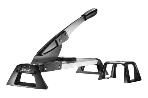 Wolfcraft Vlc 800 Taglierina Per Vinile E Laminato 6939000 - Dispositivo Di Taglio Per Laminato E Vinile Fino A 46,5 Cm Di Larghezza - Max. Spessore D