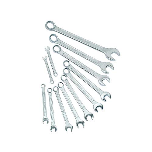 Mannesmann - M 130-12Din – Set Chiavi Ad Anello E Chiavi Inglesi, 12 Pz., 6-22 Mm, Cv, Gs