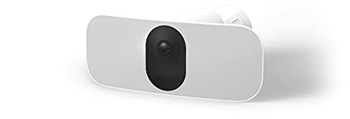 Arlo Floodlight Telecamera Wifi Esterno, Allarme Casa Senza Fili, Faretto Luce Led Da Esterno, 2K Hdr, Luce Led, Faretto Con Sensore Di Movimento, Vis