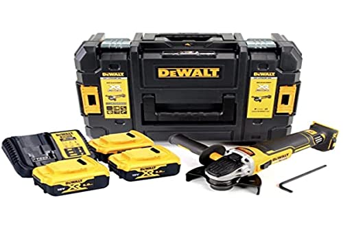 Dewalt Dcg405P3-Qw - Grinder Senza Fili Da 18 Volt / 5 Ah, 125 Mm