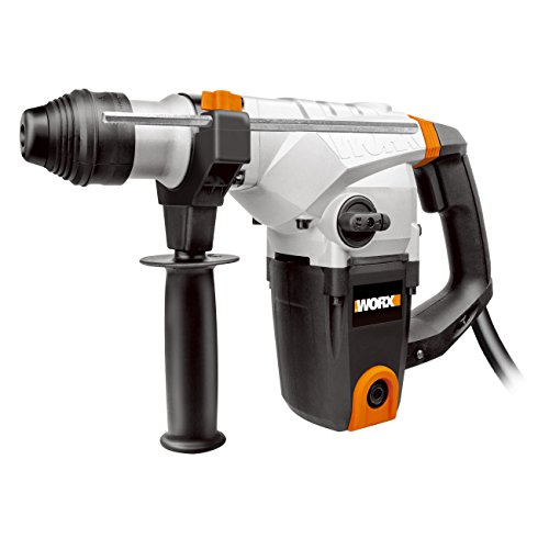 Worx Wx333 Martello Demolitore 3 Funzioni Foratura, Martellatura E Scalpellatura, 1250 Watt, Impugnatura Antivibrazione