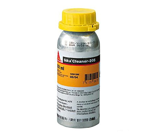 Sika Aktivator 205 Per Pulire Ed Attivare Metalli, Plastiche, Vetri Verniciati (Serigrafie Ceramiche), Superfici Verniciate, Colore: Trasparente, Size