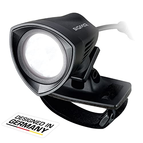 Sigma Sport Buster 2000 Hl - Fanale Led Per Casco, 2000 Lumen, Luce Per Casco Da Bici Con 7 Modalità Di Attivazione, Fissaggio Sicuro Al Casco Da Bici