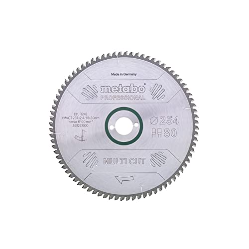 Metabo - Hw/Ct 254X30, 80Fz / Tz 5 ° N - Lama Della Sega Circolare