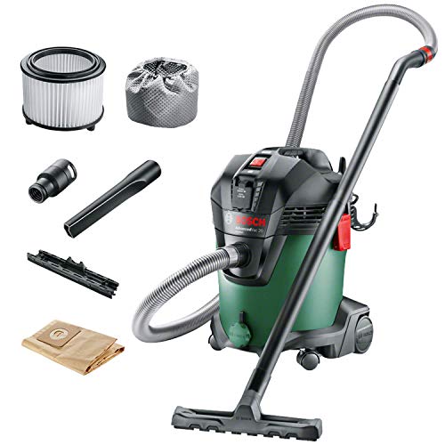 Bosch Home And Garden Advancedvac 20 Aspiratore, 20/13.5 Litri, 1200 W, Verde/Nero, 1 Pezzo