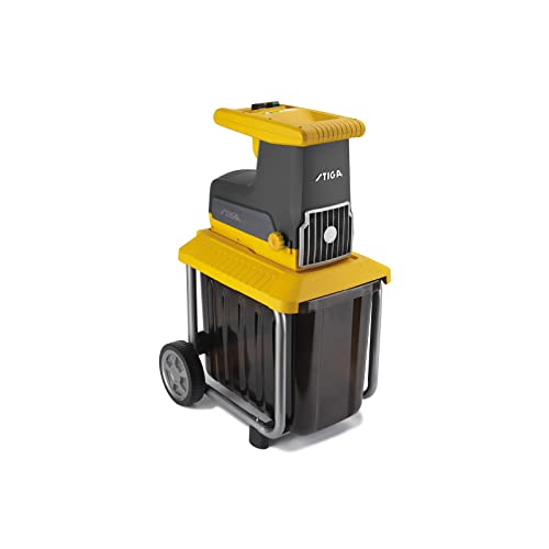 Stiga Biotrituratore Elettrico Bio Silent 2500, Per Triturare Rami E Mantenere Il Giardino Pulito E In Ordine, 2500 W, Rullo A 8 Denti
