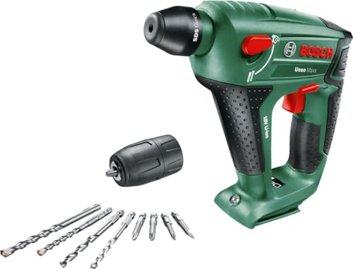 Bosch Home And Garden Uneo Maxx Martello Perforatore Ricaricabile, Senza Batteria, 18 V