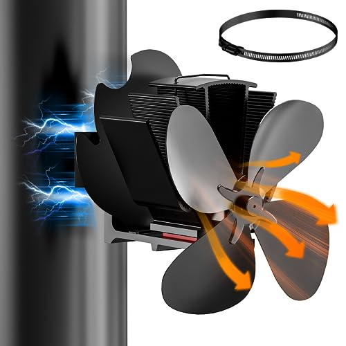 Signstek Ventilatori Per Stufe A Legna, Ventilatori Per Forni, Ventilatori Per Camini Non Elettrici, Bruciatori/Stufe/Camini Ecologici (4)