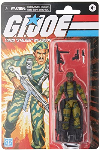 G. I. Joe Hasbro, Figura Lonzo Stalker Wilkinson Retro Collection De G.I.Joe, Multicolore