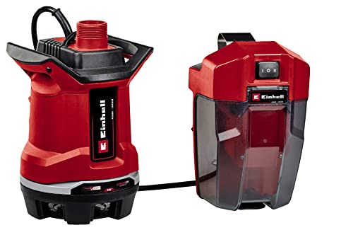 Einhell Pompa Per Acque Scure A Batteria Ge-Dp 18/25 Li-Solo Power X-Change (18 V, 7.500 L/Ora, Prevalenza Di 5 Metri, Modalità Eco E Boost, Batteria