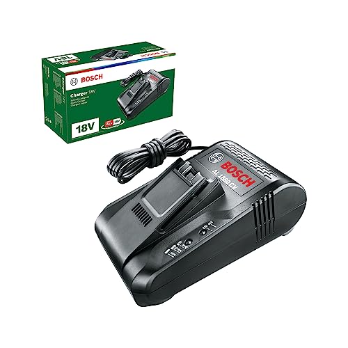 Bosch Home And Garden Caricabatteria Rapido Al 1880 Cv (Senza Batteria, Sistema 18 Volt, Compatibile Con Batterie Da 14,4 E 18V, In Confezione Di Cart