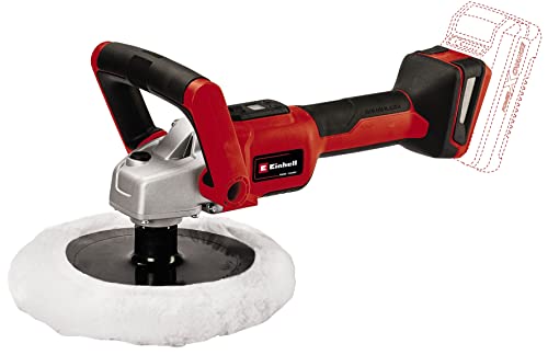 Einhell Ce-Cp 18/180 Li E-Solo Lucidatrice/Levigatrice A Batteria Power X-Change (Platorello Levigatura 180 Mm, Velocità Regolabile Giri Min. 500-3,00