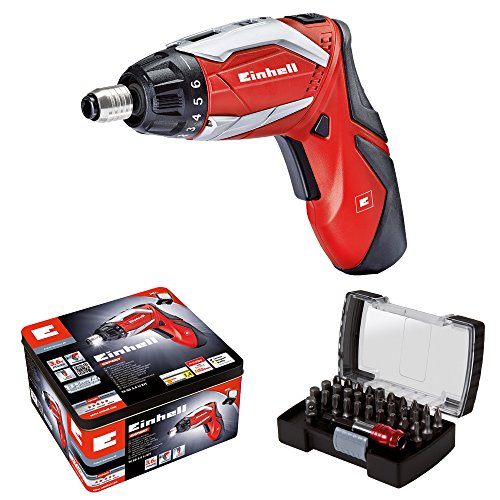 Einhell 4513495 Kit Cacciavite A Batteria Te-Sd, 3.6 Li, 3.6 V, Rosso