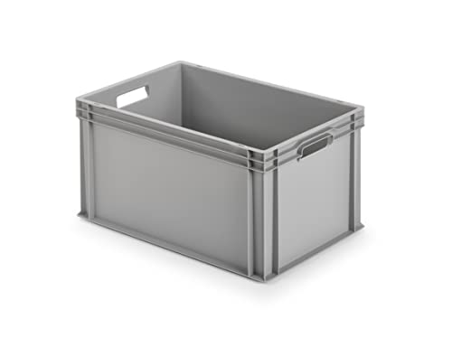 Alutec Contenitore In Plastica Chiuso (Capacità 64 L, Dimensioni Esterne (Lunghezza X Larghezza X Altezza): 600 X 400 X 320 Mm, Impilabile, Per Alimen
