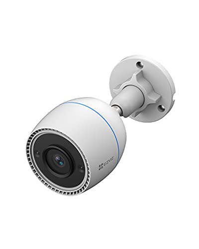 Ezviz Telecamera Wi-Fi Esterno Fhd 1080P, Ip Videocamera Di Sorveglianza Con Visione Notturna A 30M, Rilevamento Di Movimento, Funziona Con Alexa Mode