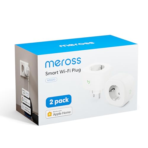 Meross Presa Wifi, Smart Plug, Presa Intelligente 16A, Compatibile Con Alexa, Apple Homekit, Google Assistant E Smartthings, Nessun Hub Richiesto, 384