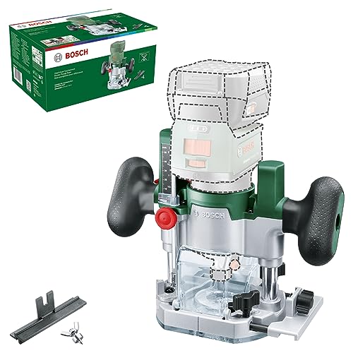 Bosch Home And Garden Base A Immersione Per Fresatrice Compatibile Con L'Advancedtrimrouter 18V-8, La Fresatura Di Incisioni E Tasche